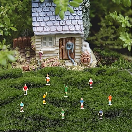 Miniatura 2 de COHEALI Mini figura de fútbol: 26 piezas Mini fútbol ature Sports Player Figurines World Figurines Player Figure Soccer 2.2X1cmx2pcs