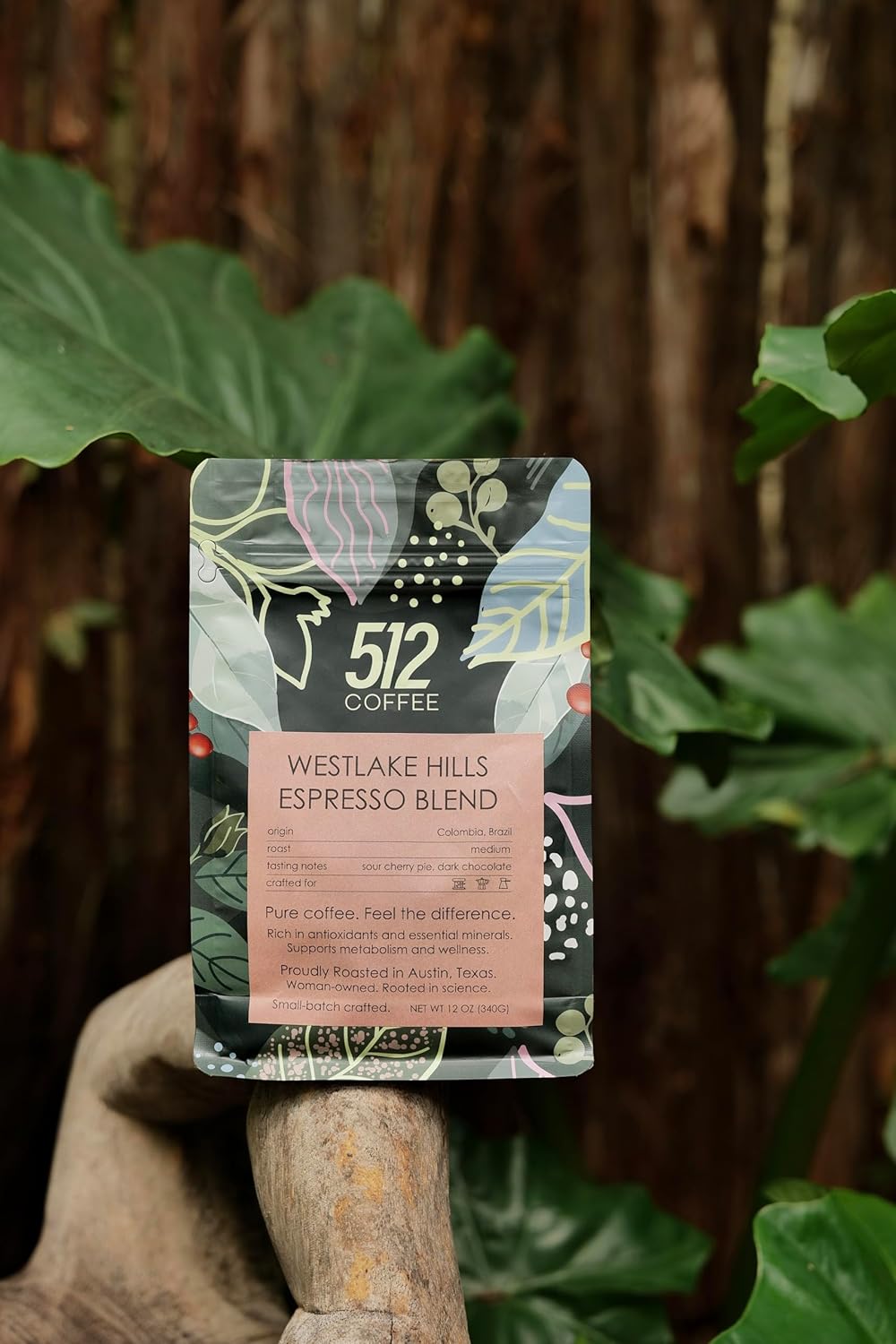 512 Coffee – Specialty Premium Smooth Medium Roast Whole Bean – Westlake Hills Espresso Blend – Balanced Chocolate & Sour Cherry for espresso machine coffee latte cappuccino barista quality
