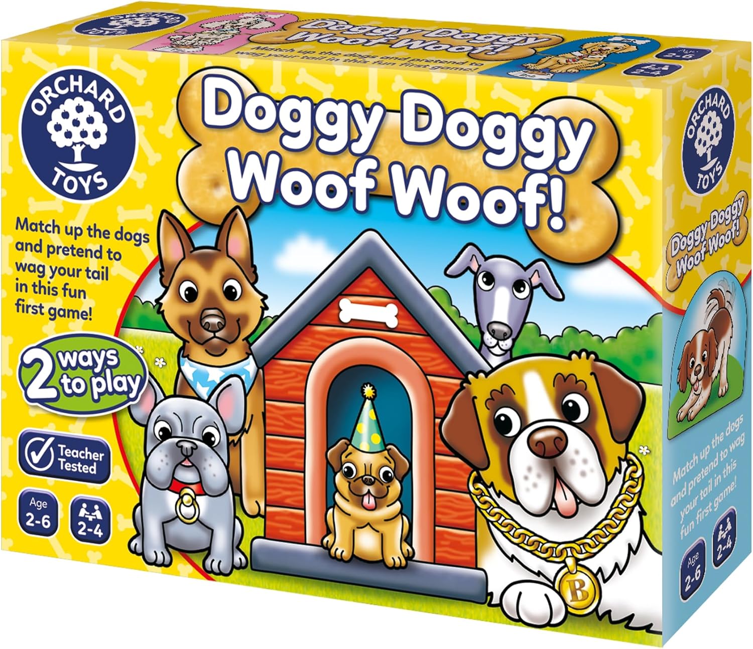 ORCHARD TOYS Doggy Doggy Woof Woof Age 2+!, Educational and Fun(00)