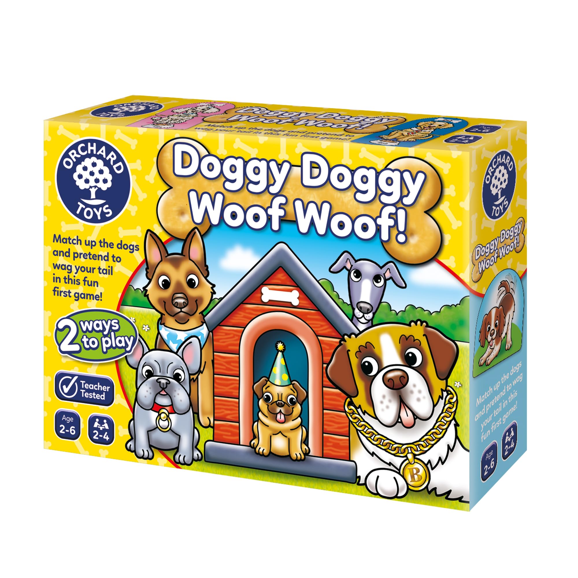 ORCHARD TOYS Doggy Doggy Woof Woof!, Educational and Fun Matching and  Memory Game, Ideal For Kids Age 2-6The Forest Stewardship Council