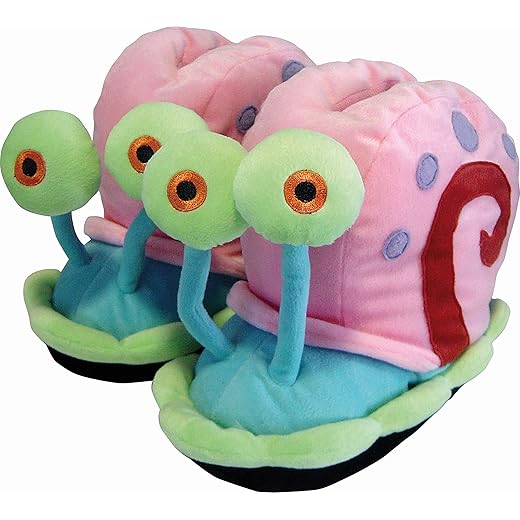 United Labels SpongeBob Schwammkopf 3D Plüsch Gary Slipper Pantoffeln Hausschuhe