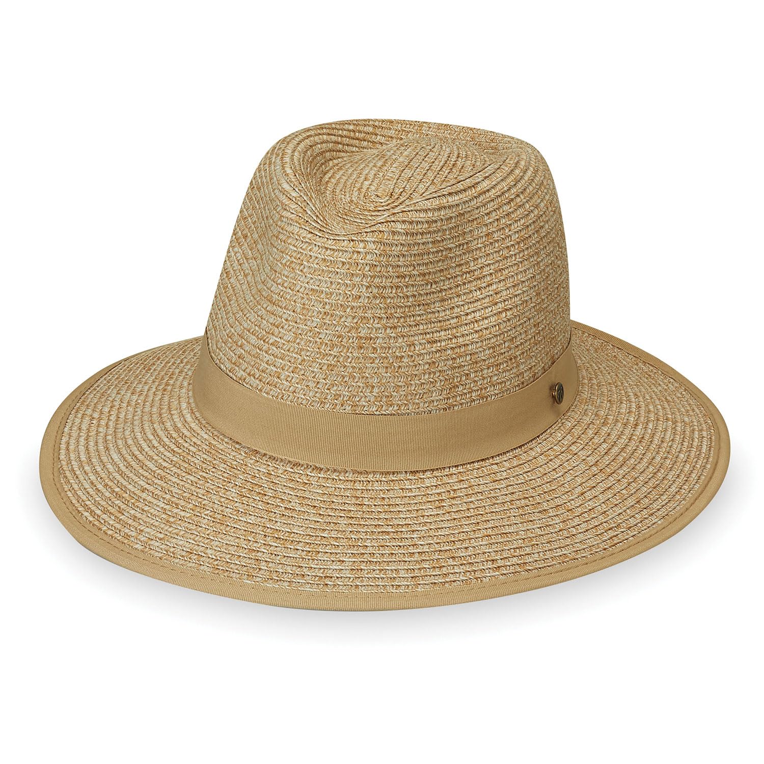 Wallaroo Hat Company Women’s Gabi Fedora – UPF 50+, Lightweight, Adjustable, Packable, Designed in Australia, Beige