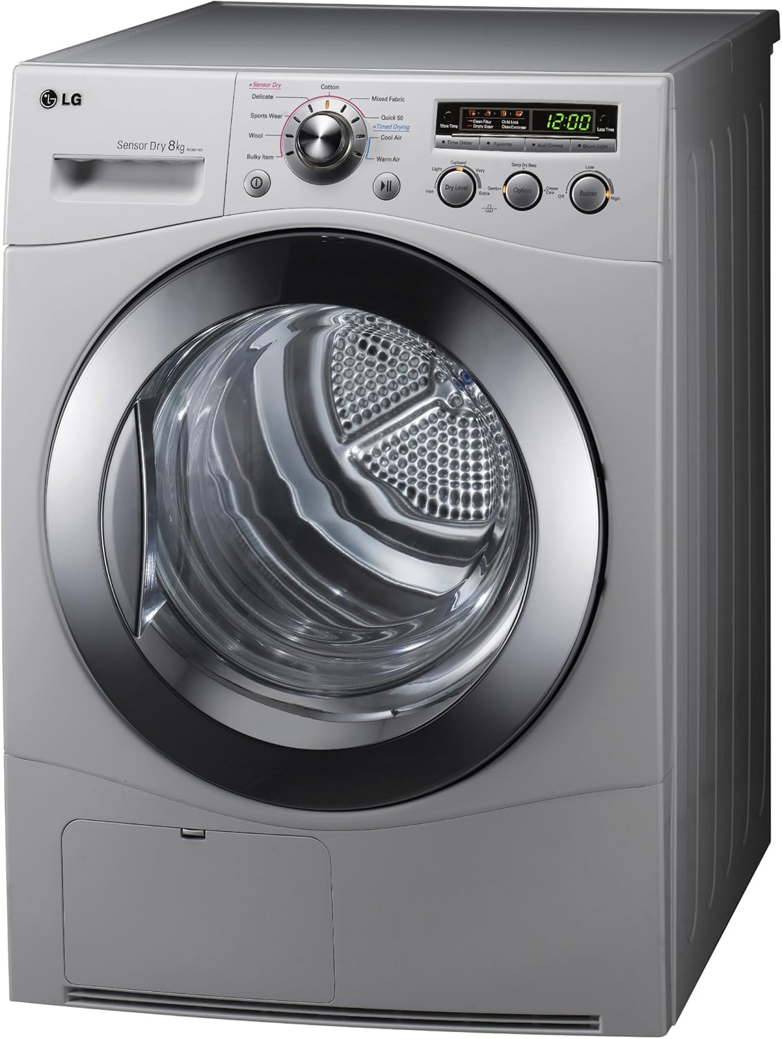 LG RC8015C Tumble Dryer 8kg Silver Amazon.co.uk Large Appliances