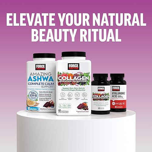 Miniatura 8 de Force Factor Multivitamínico acelerador del crecimiento del cabello para mujeres y hombres, con Lustriva, biotina, cola de caballo y vitaminas A,