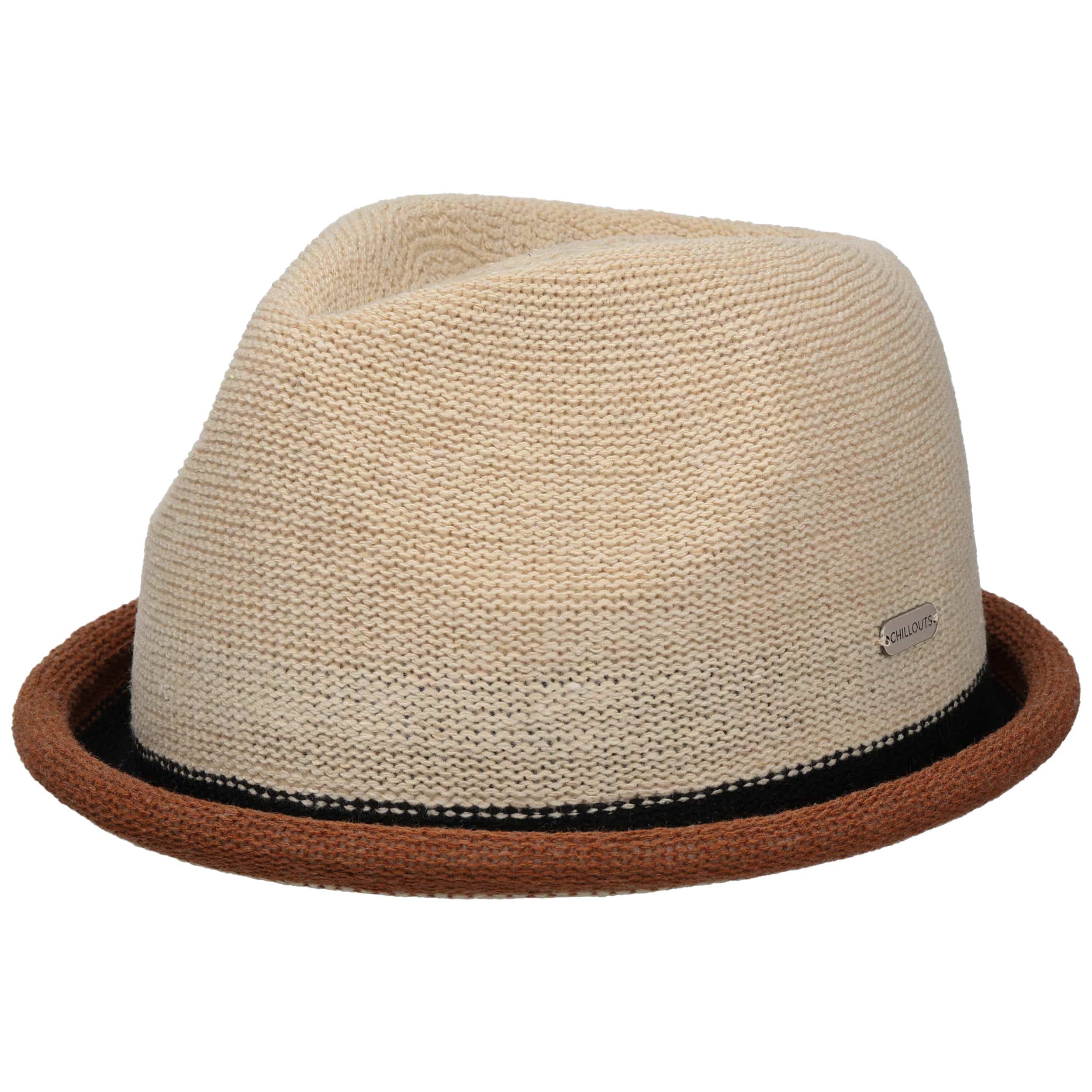 CHILLOUTS Boston Player Hat Women/Men - Trilby Summer Women´s Spring-Summer - M (56-57 cm) Oatmeal