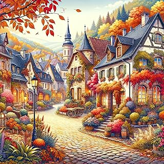 Comprar HUADADA Puzzle de 1024 piezas, diseño de ciudad de cuento de hadas, calidad premium, 1024 piezas, para adultos y niños a partir de 14 años