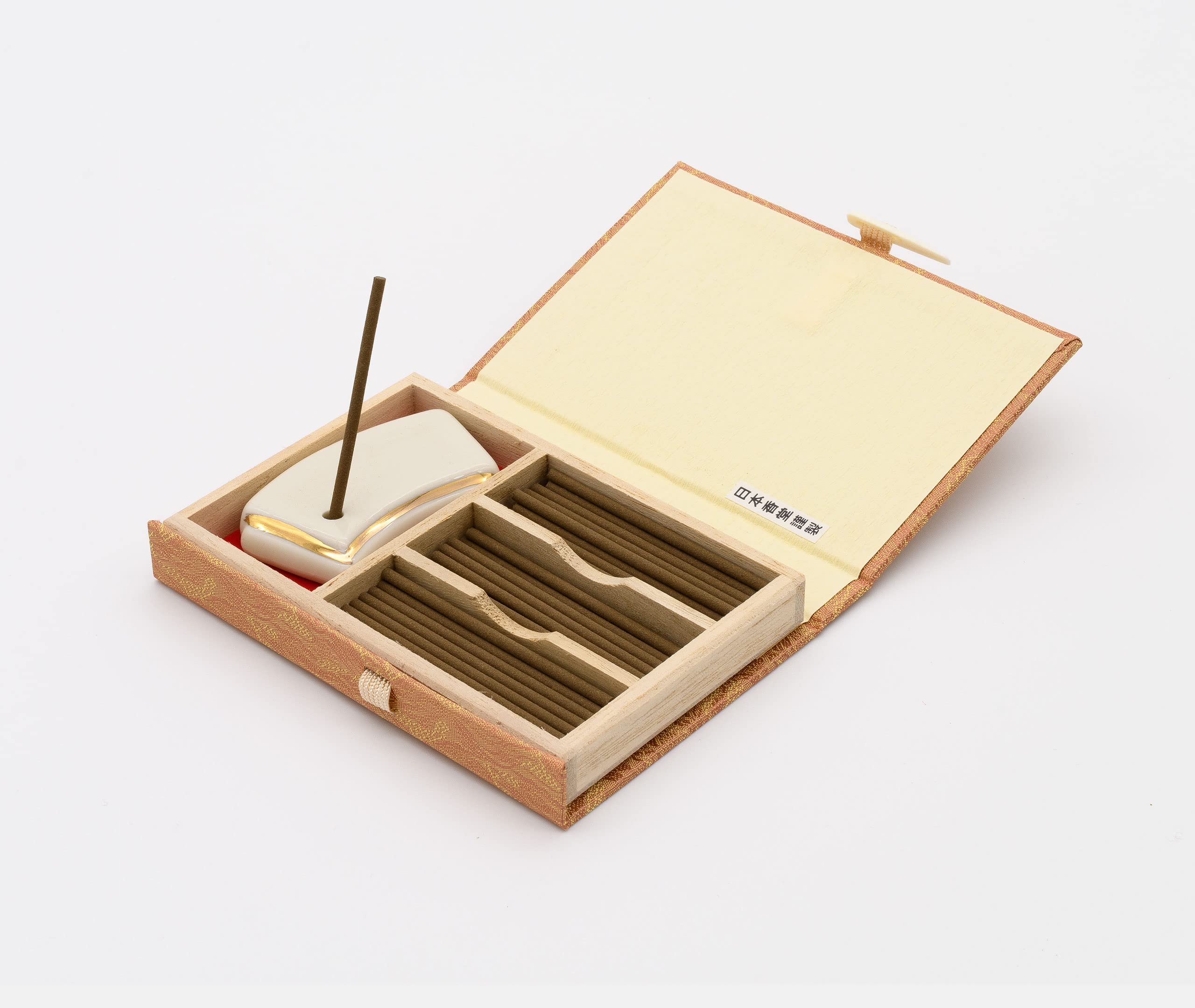 Nippon Kodo Kyara Taikan Luxus Japanischer Aloeswood -Weihrauchstangen & Halter -Set