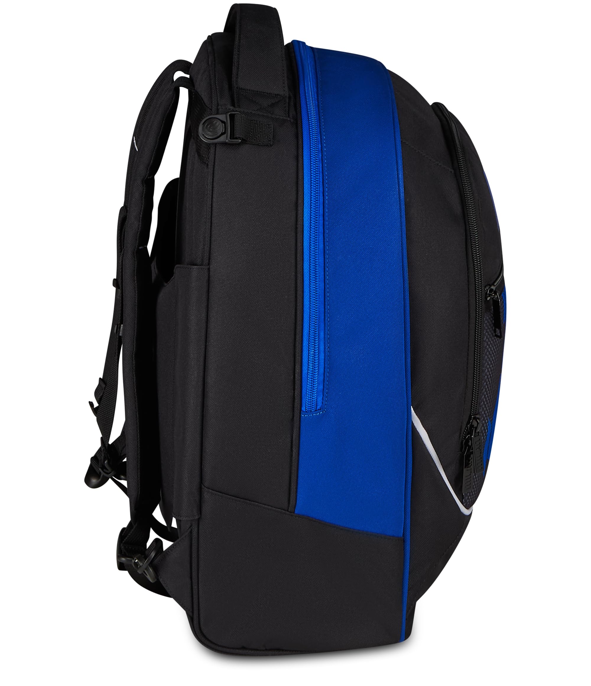 Seven Trolley Scuola Jack 3 Ruote Inter, Blu, 33 L, Scomponibile, Cross-over System, 3 in 1, Uso Zaino, Tasca frontale, Scuola elementare e media, Bambino, Ragazzo, Calcio, Prodotto ufficiale