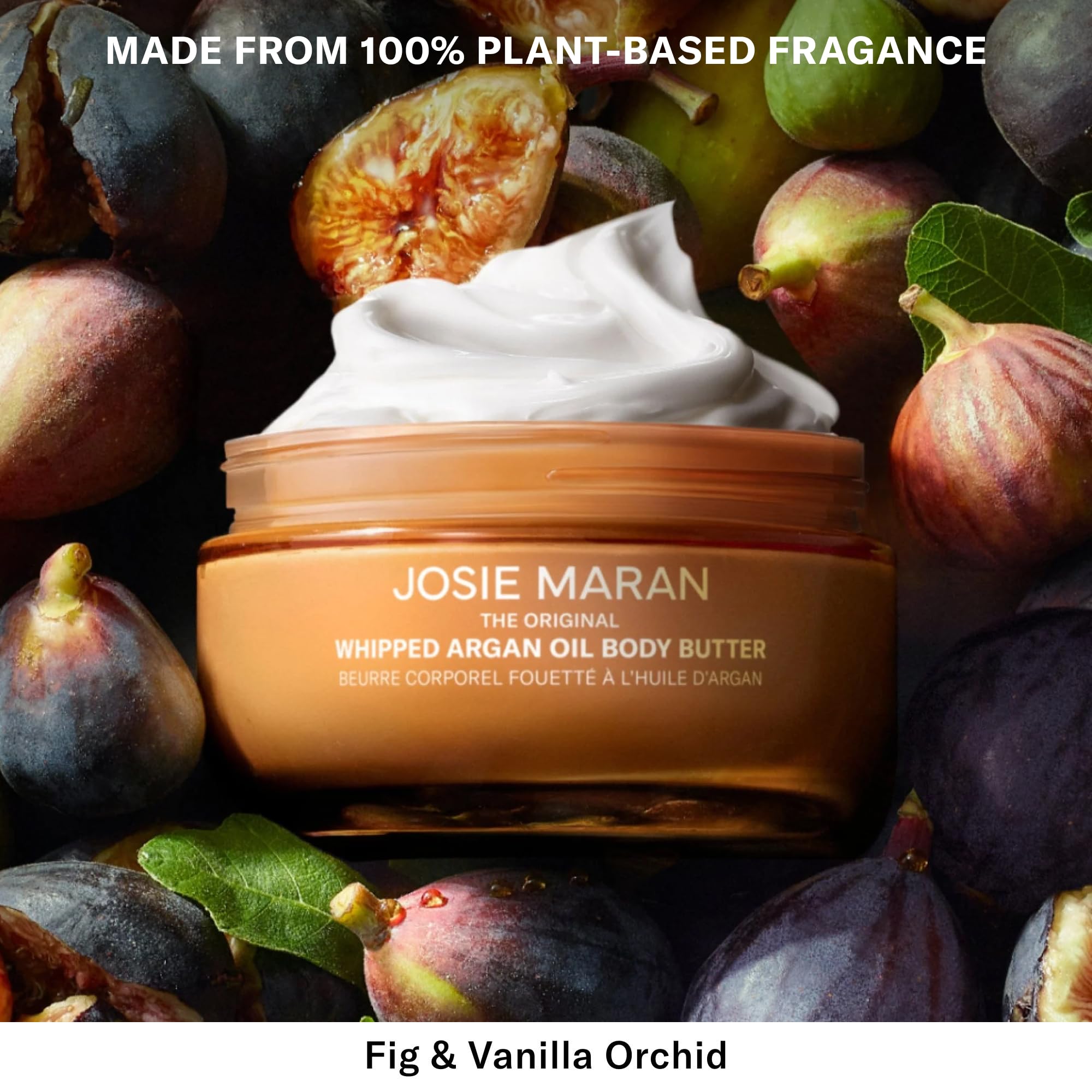 Josie Maran Whipped Beurre corporel ultra hydratant à l'huile d'argan (240 ml, Vanilla Peach)