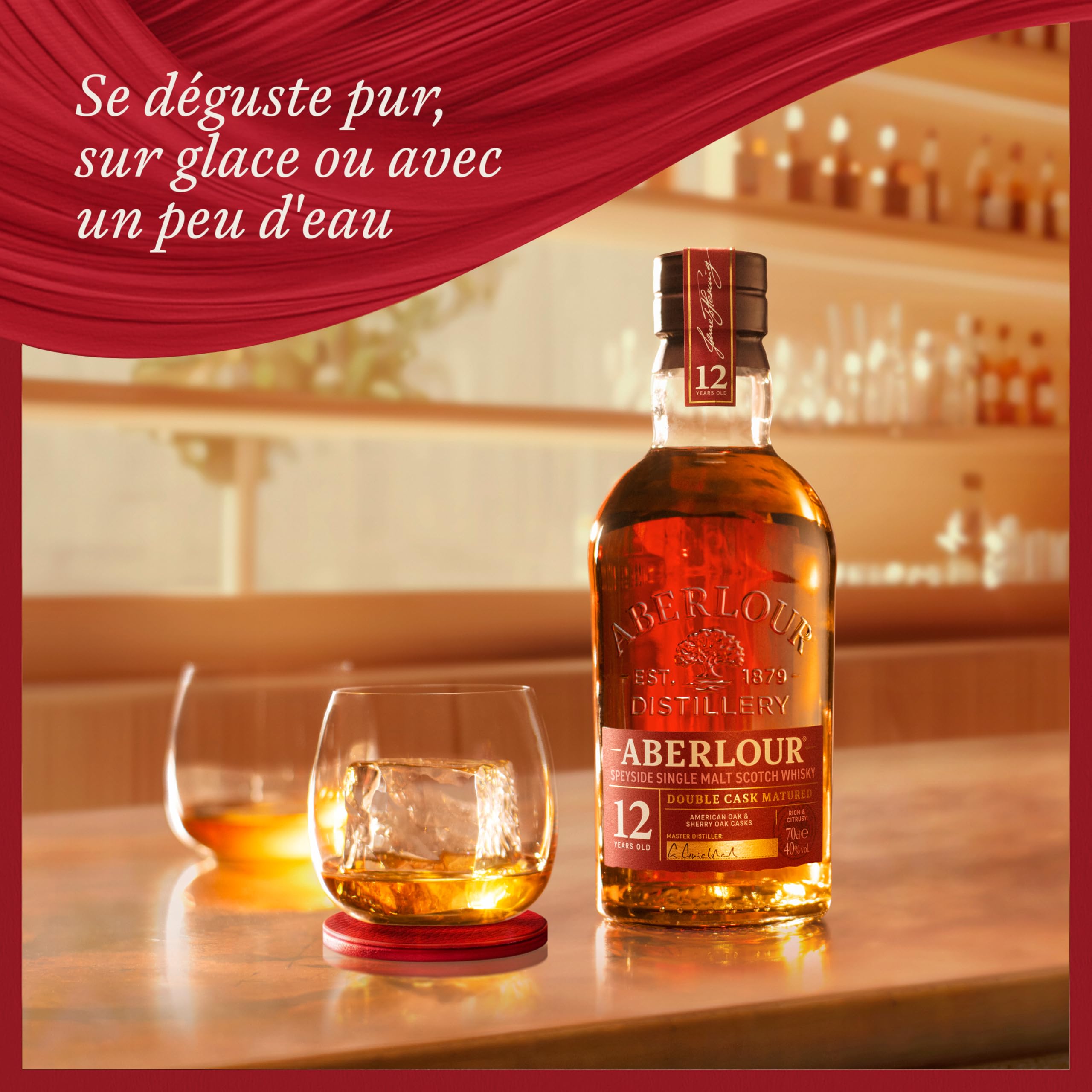 ABERLOUR 12 ans Whisky Ecossais Single Malt - 40%, 70cl - 4
