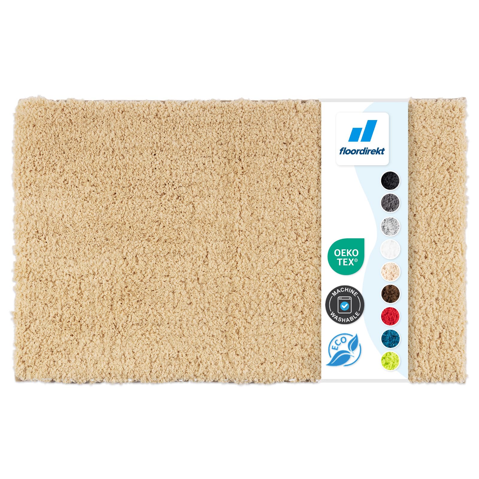 Badmat - Mat Voor In De Badkamer Chenille Antislip Hoogpolig Grijs 40 X 60 Cm Wasbaar Zacht Absorberend