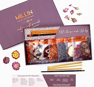 MILLIN Cocktail Garnish Gift Set – Edible Flowers & Dehydrated Fruits | ...