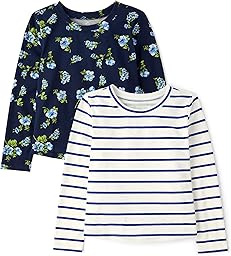 The Children's Place Girls Long Sleeve Knit Fashion Shirt