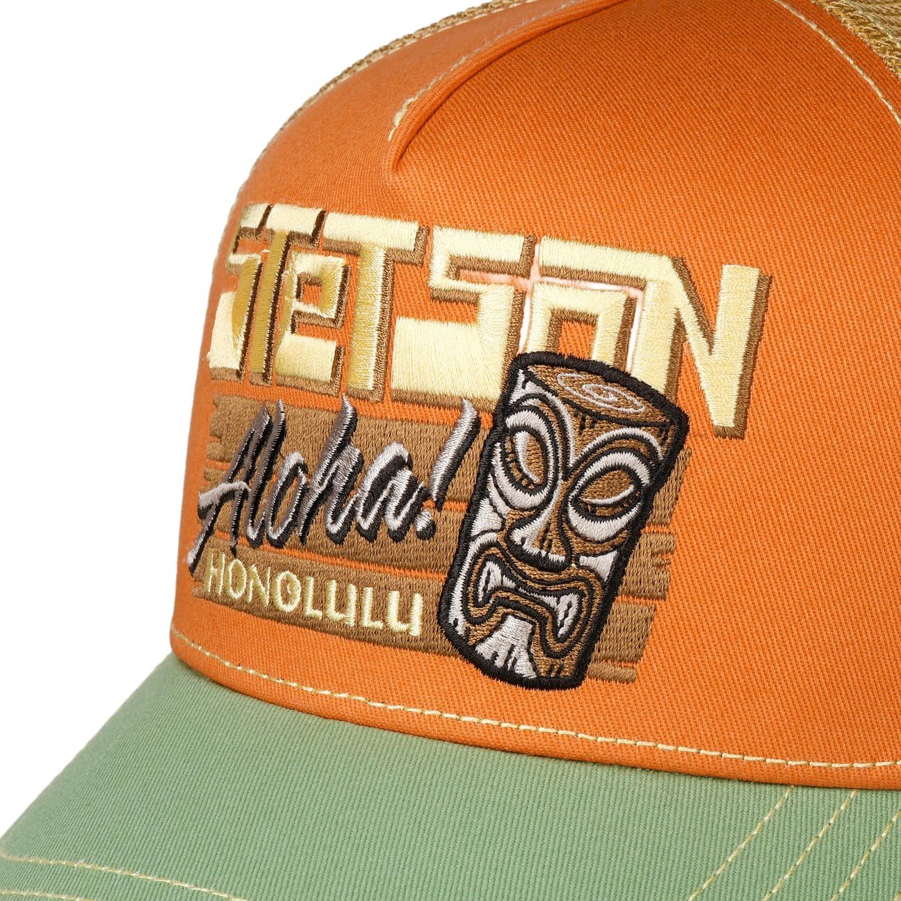 Stetson Aloha Honolulu Truckercap Snapback Damen und Herren Sommer Winter
