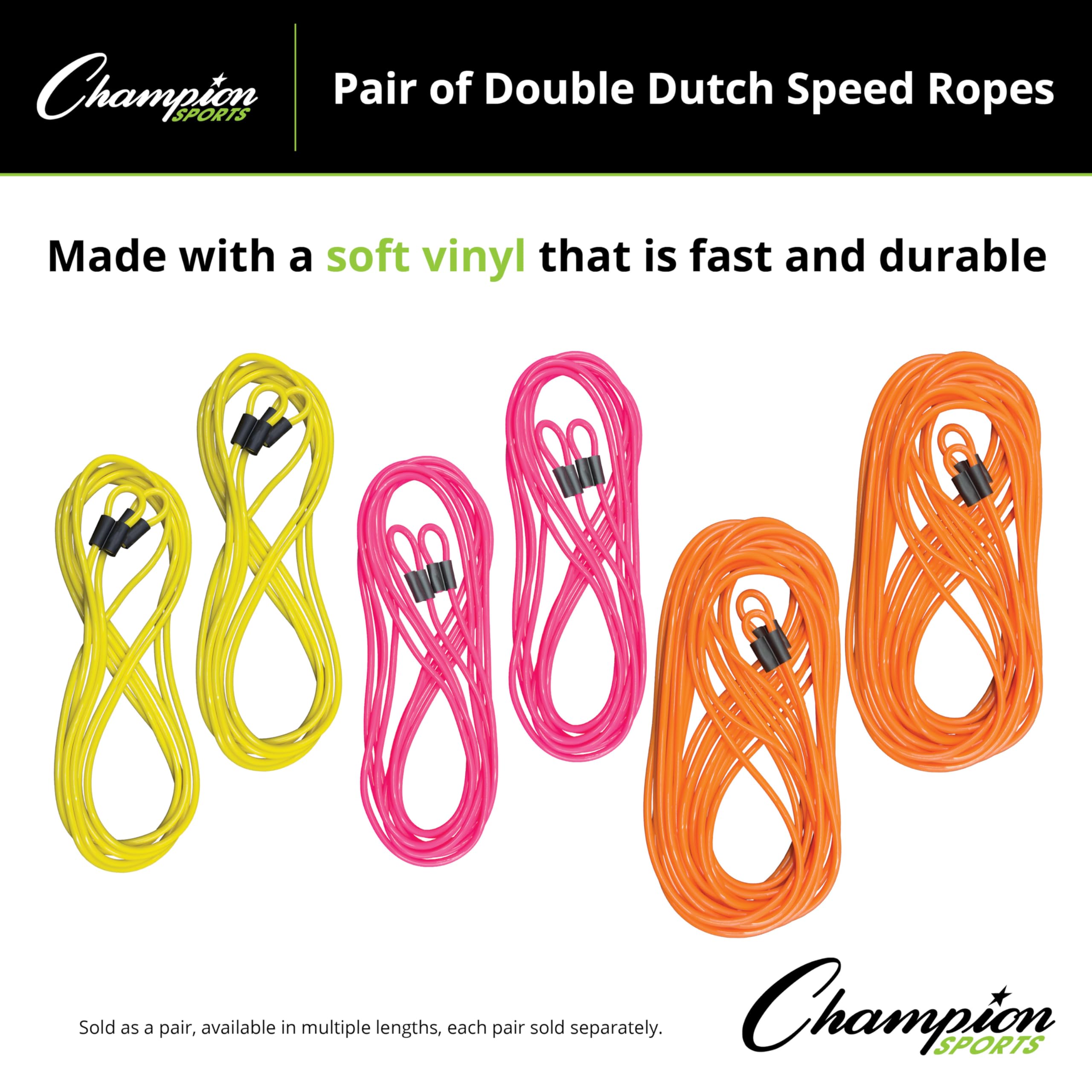 CHAMPION SPORTS Double Dutch Jump Rope