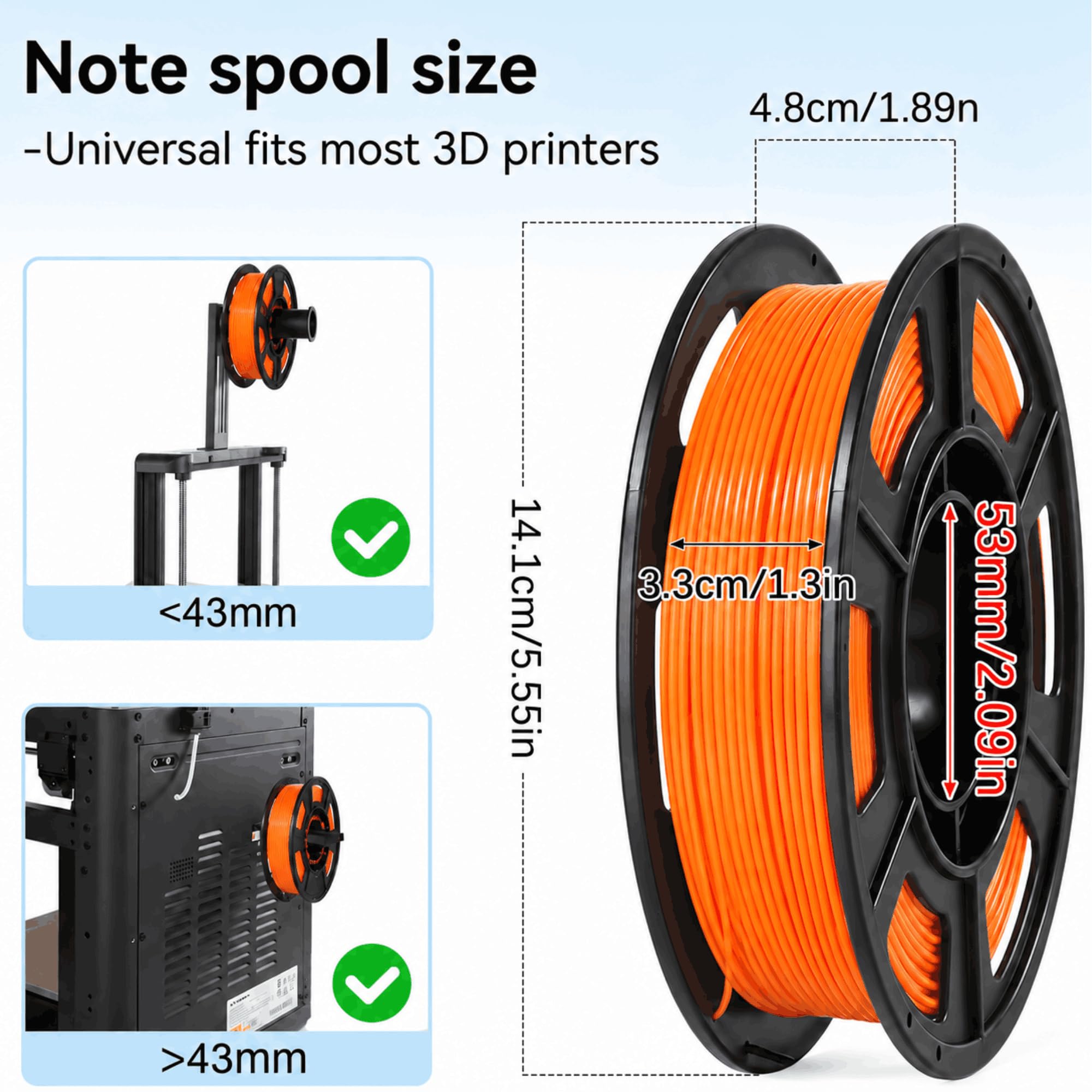Dynta 10-Color PLA 3D Filament - Beginner Friendly -3