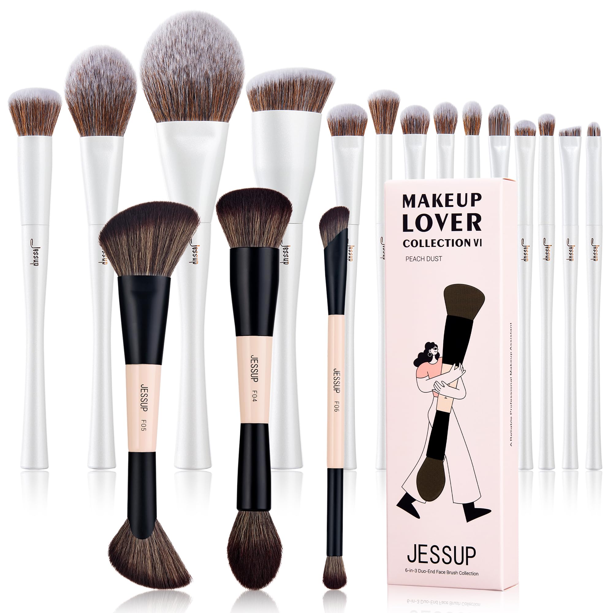 BUSHBRUNT Jusco fit 他3点セット Amazon.com: Jessup Makeup Brushes Set T343 Bundled with Face