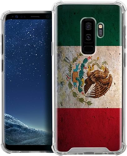 CasesOnDeck Funda protectora compatible con Samsung Galaxy S9+ S9 Plus, claridad máxima, esquinas reforzadas transparentes de poliuretano