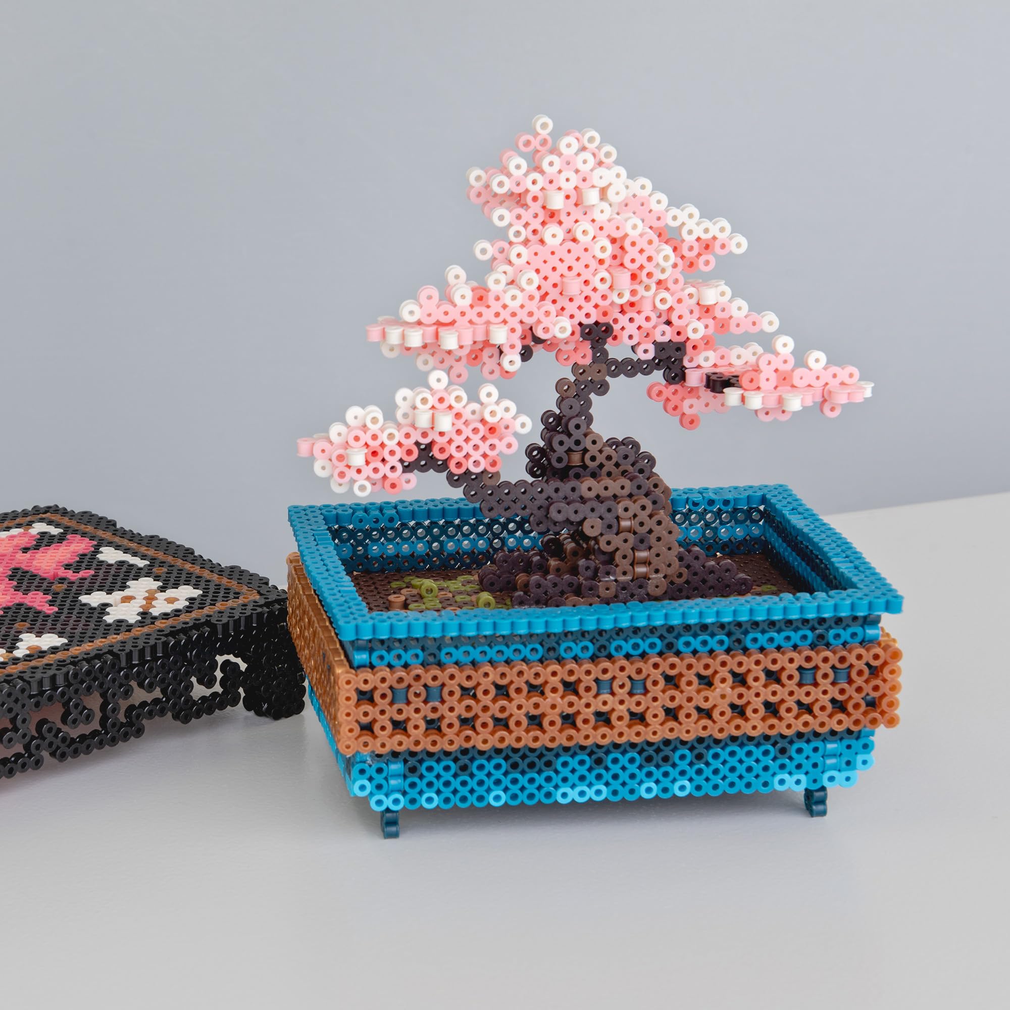Perler 80-57232 - Kit de actividades para manualidades de bonsái de flor de cerezo en 3D, multicolor, 8007 piezas