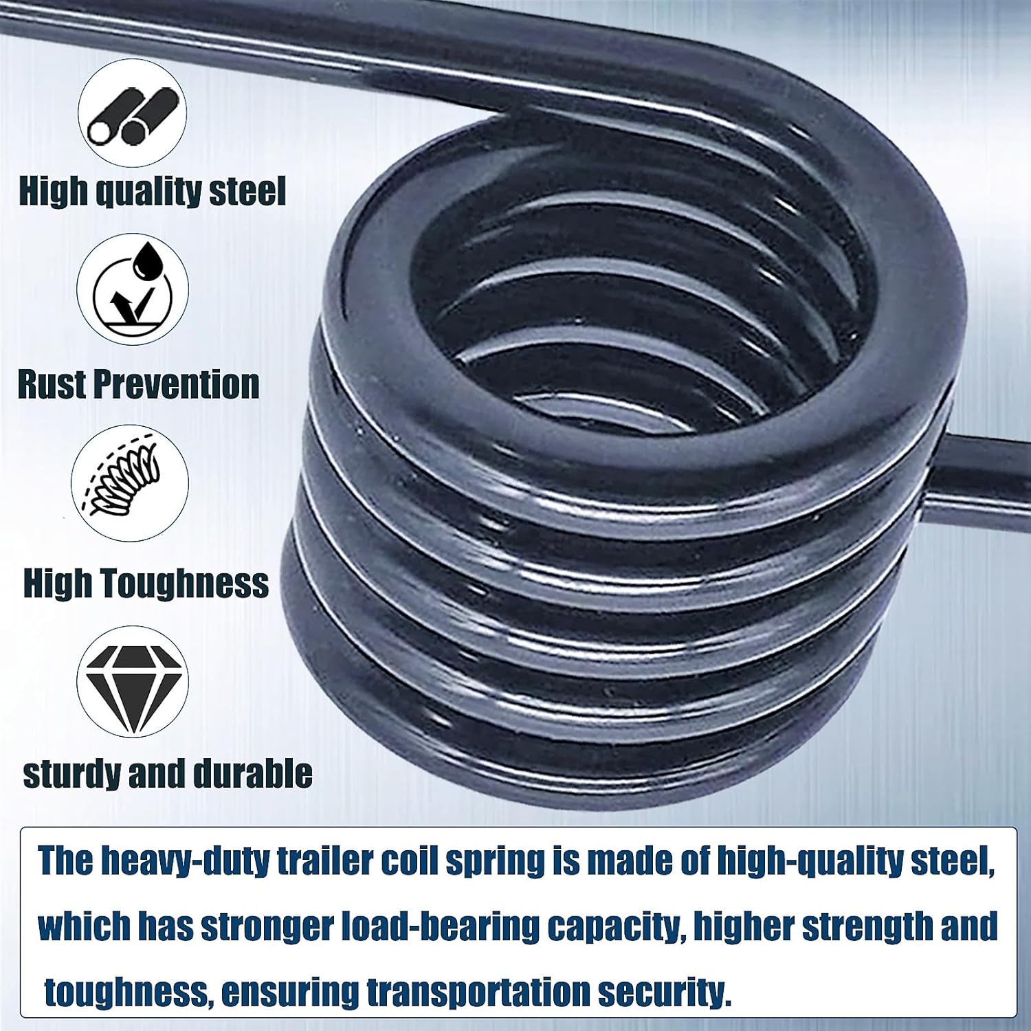 Heavy Duty Trailer Springs Coils Springs 2000 lbs Torque RS16933LH RS16933RH (Pair)