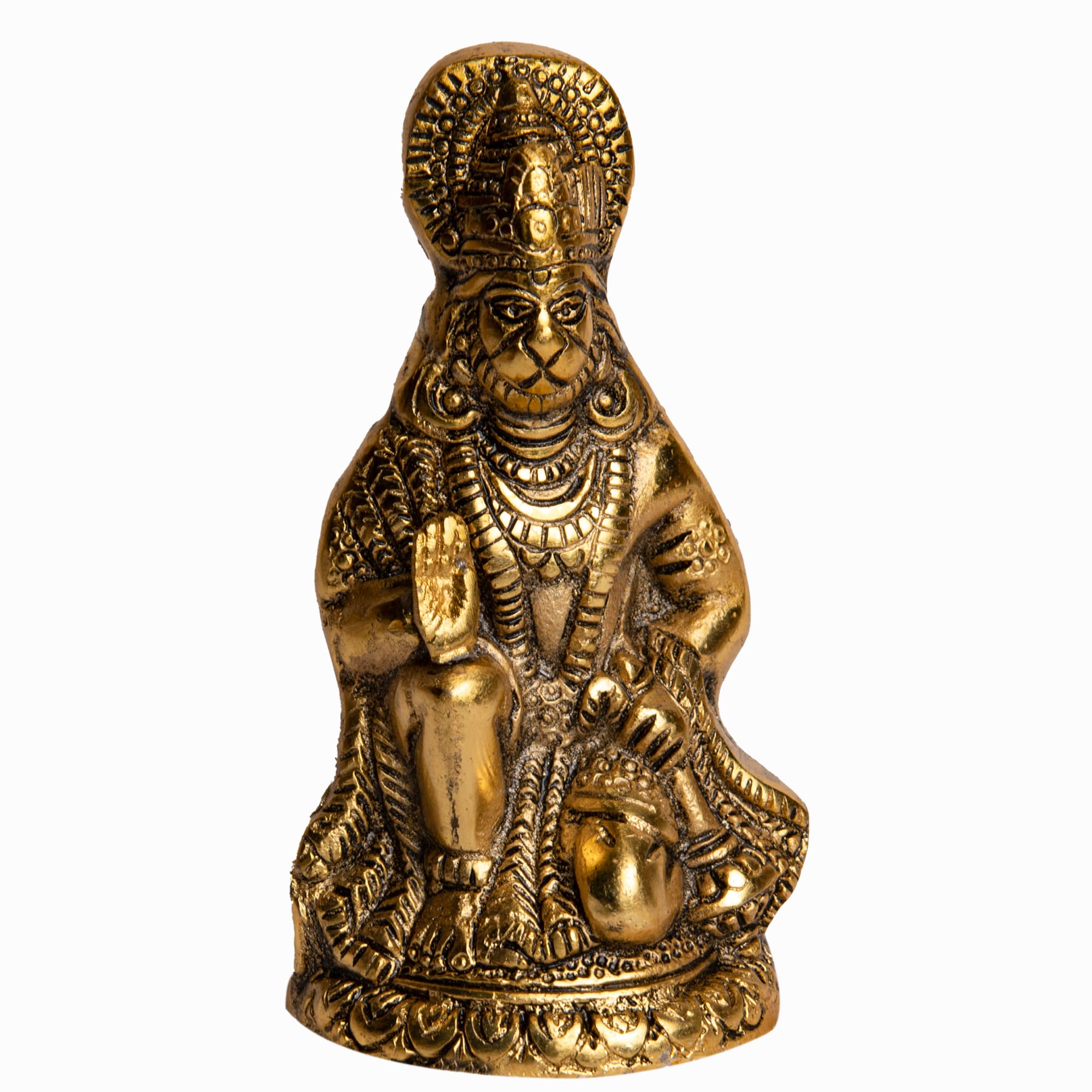 Wonder Care Aluminium Lord Tirupati Balaji Statue Sri Venkateswara Idol for Home Decor Temple Car Idol Office Desk Décor Religious Gift