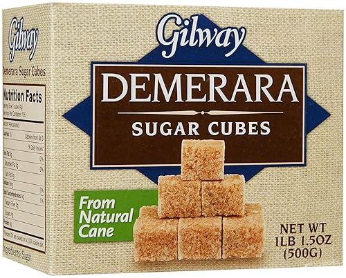 Gilway Demerara - Cubitos de azúcar, 17.5 oz (3)