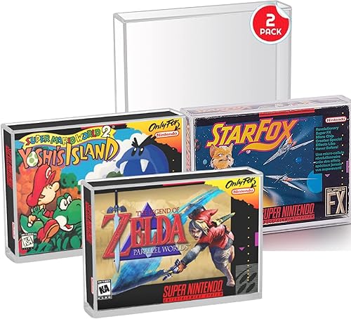 Miniatura 13 de Acrylic Video Game Box Storage Case for Nintendo NES Video Game Box - 4MM Thick, Anti-Dust, Anti-UV, and Acid-free Clear NES Holder, Video Game