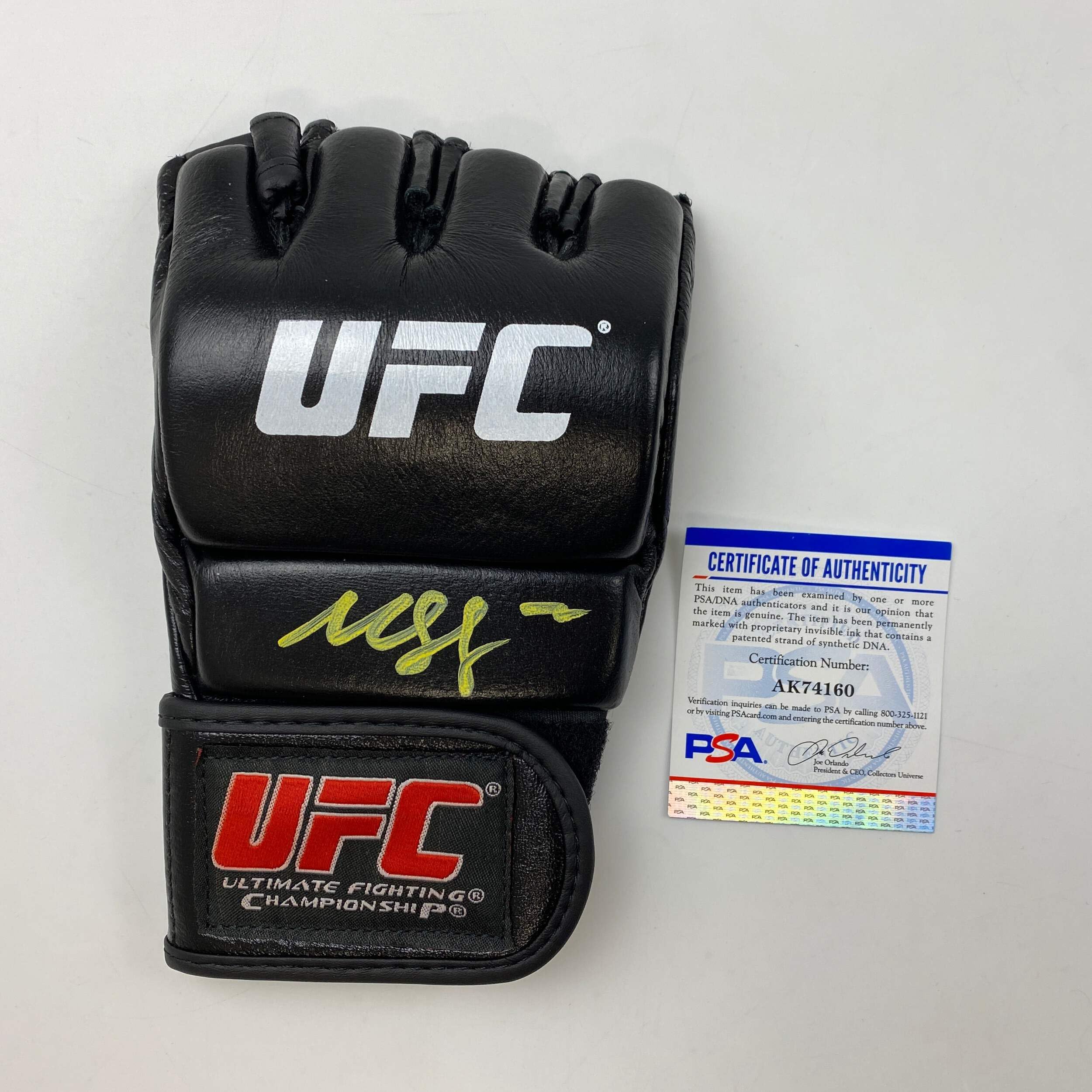 Autographed/Signed Khamzat Borz Chimaev UFC MMA Ultimate Fighting 