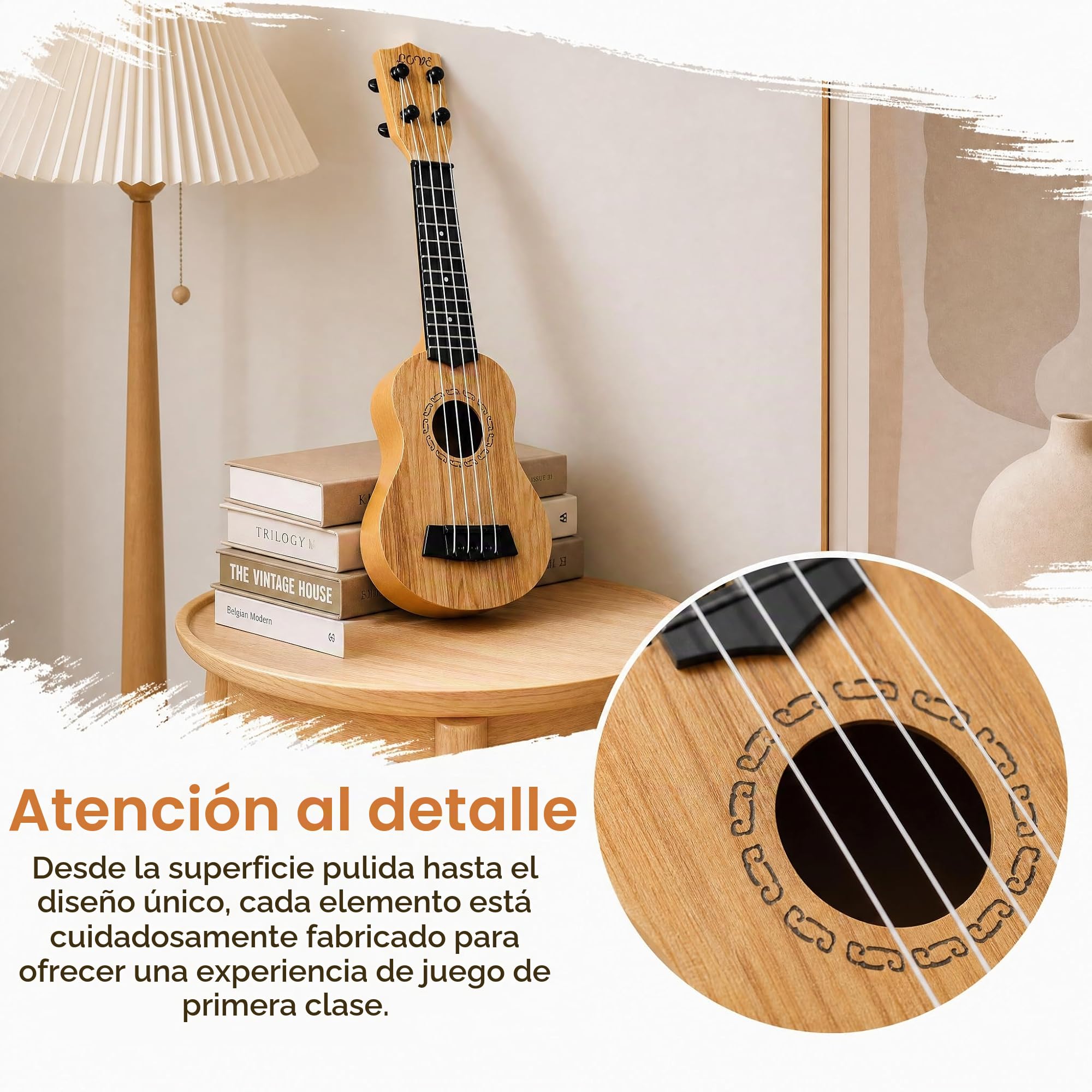 Instrumentos Musicales Instrumento acústico principiante de ukelele falso 1pc para adultos niños (color surtido) Los Ni?os Ukelele Guitarra