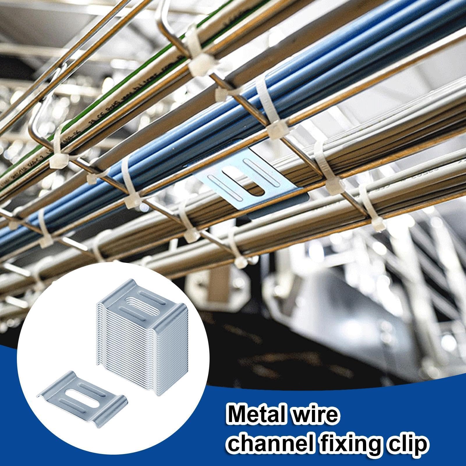 30er-Pack Kabelclips, Kabelkanal-Montageklemmen