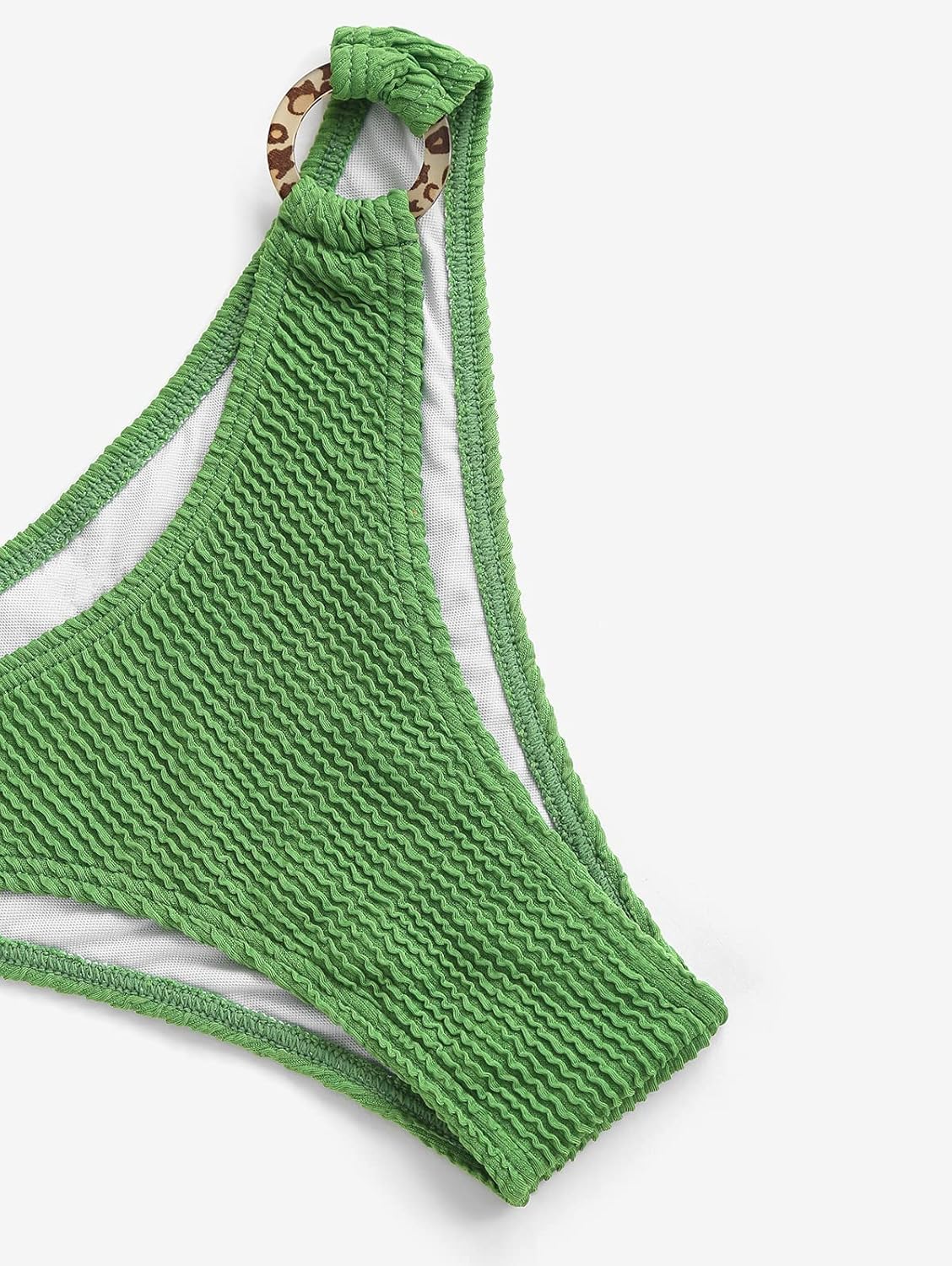 ZAFUL O Ring Bandeau Bikini Sets for Women Sexy Strapless Swimsuits 2 Piece High Cut Bathing Suit - Image 6