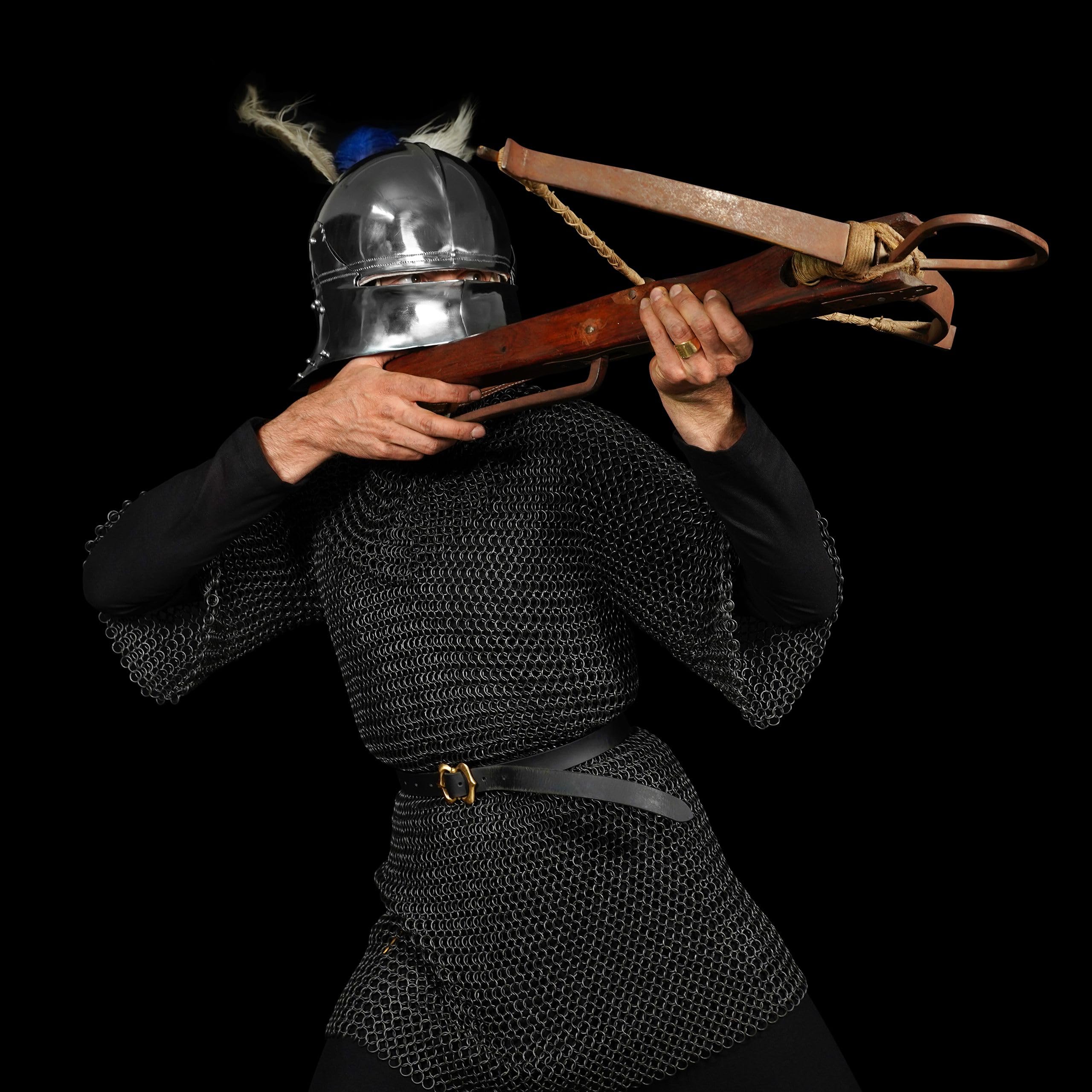 Mythrojan Chainmail Coif Accesorios de traje Unisex adulto (Pack de 1)