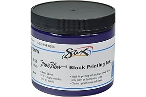 Sax True Flow Water Soluble Block Printing Ink - Violet (Math Ink Roller)