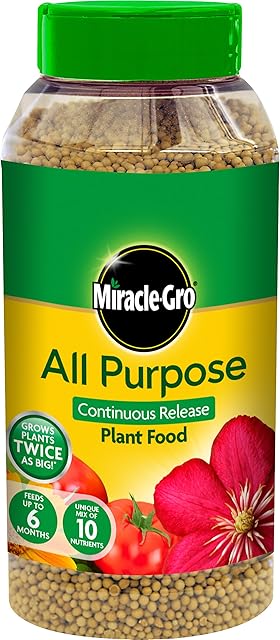 Miracle-Gro 17684 All Purpose Continuous Release Plant Food 1 kg, Green, Brown