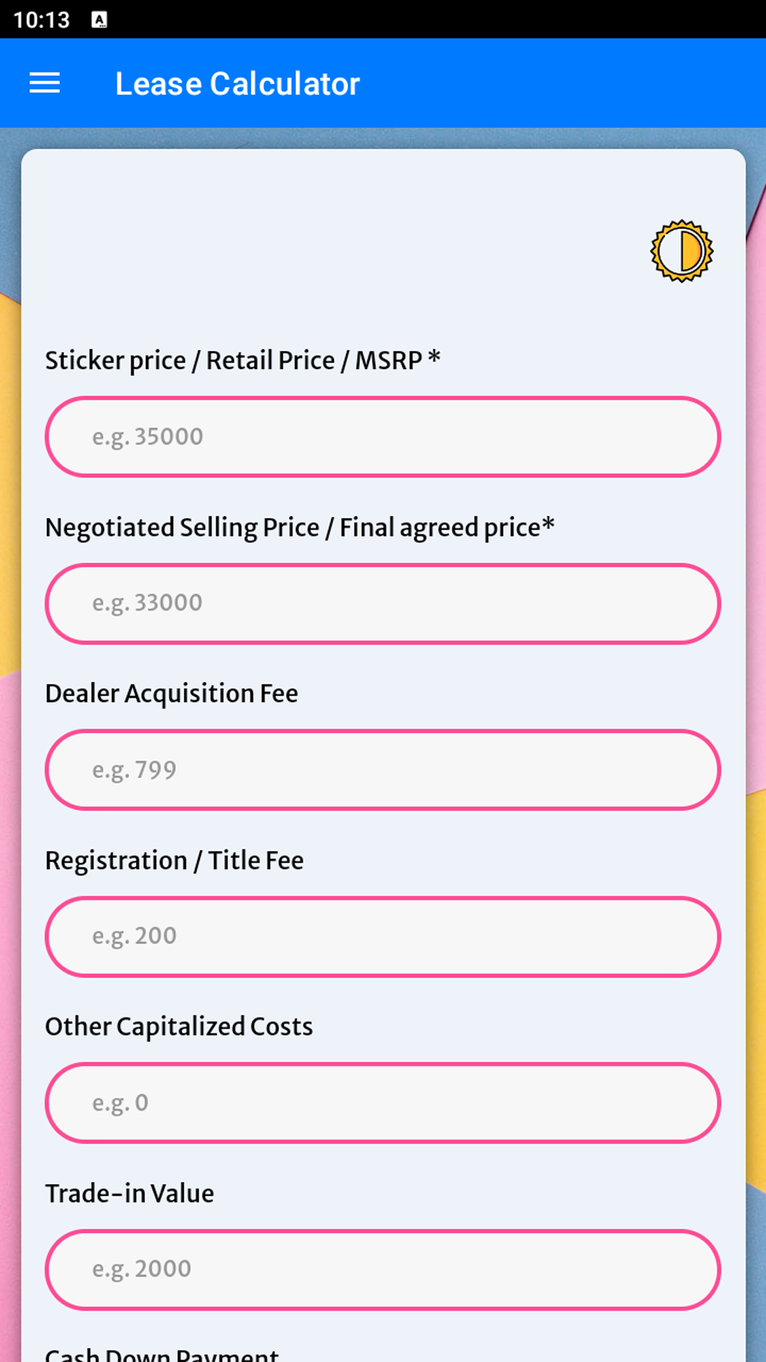 Car Calculator - App on Amazon Appstore