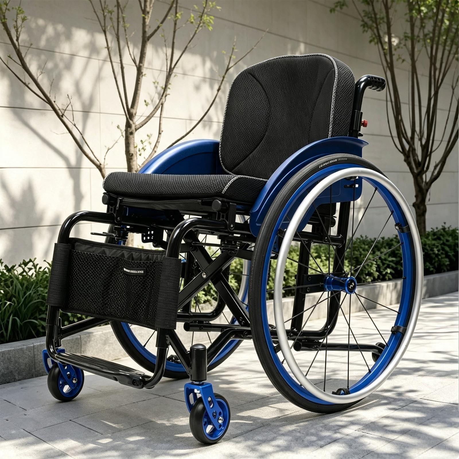 Sedia a Rotelle Pieghevole Leggera,Sedia a Rotelle Sportiva