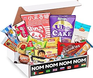 Elite World Snack Sampler Box - 30+ Foreign snacks and global candies - ...