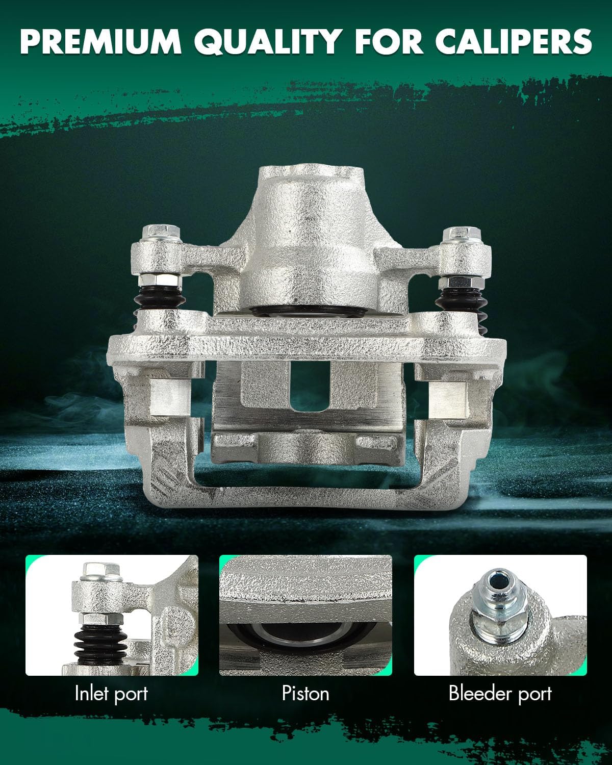 SCITOO Rear Left Brake Caliper With Bracket 19B6390A Compatible For Hyundai For Sonata 2015-2019,For Kia For Optima 2016-2020