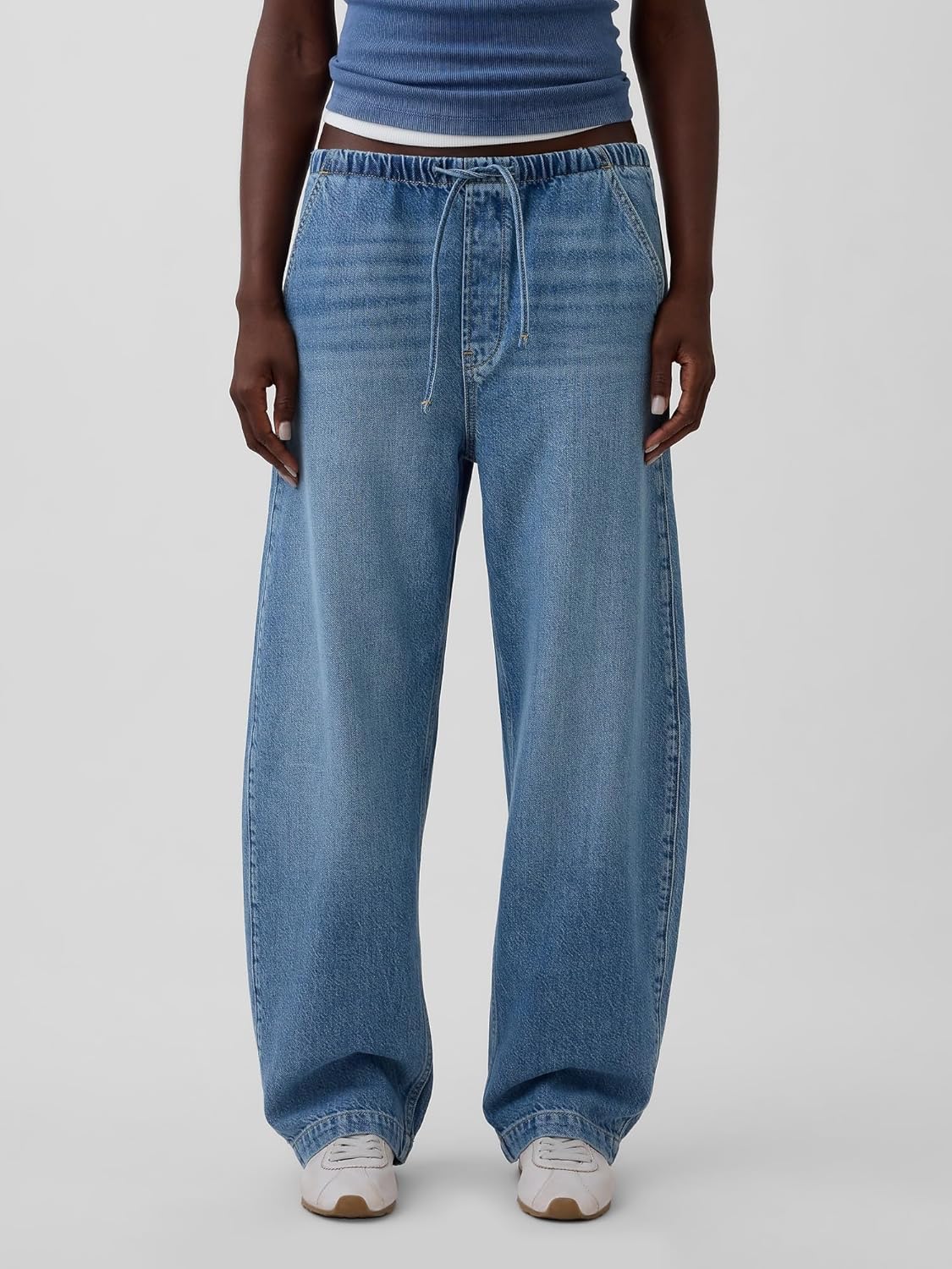 Gap Women's Pull-on Barrel Denim Jean