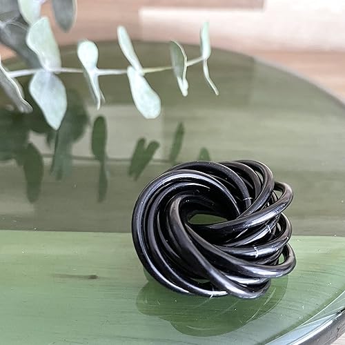 Miniatura 216 de Möbii Fidget Ball (Solid Color): Quiet Mobius ADHD Anxiety Stim Stress Relief Toy Tool for Home Travel Office or Desk (XL(Daydream), Full, Dark Iris)