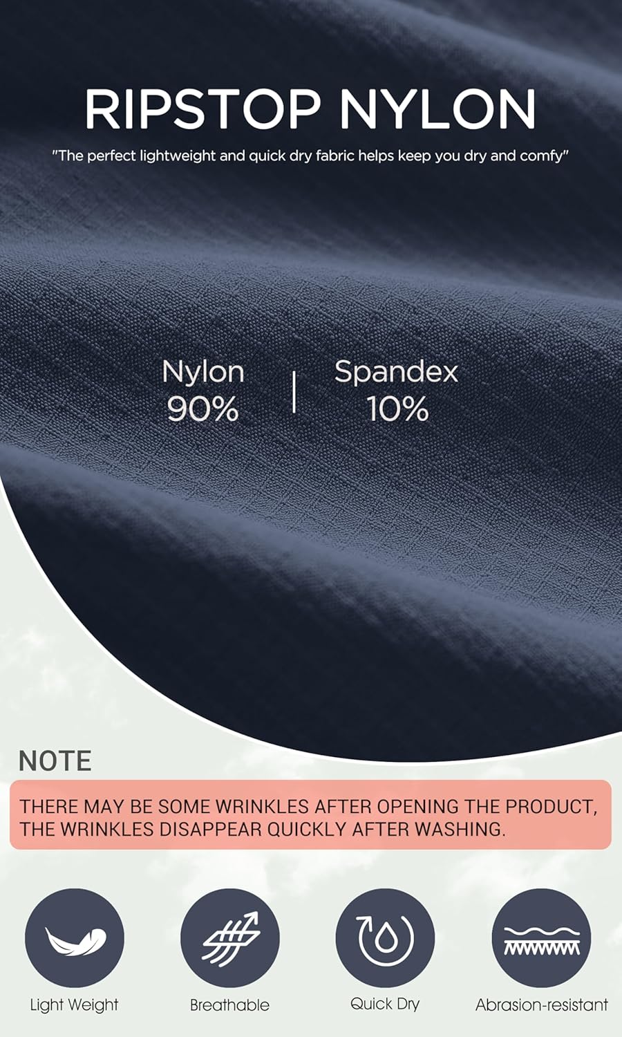 ODODOS Stretch Woven Athletic Shorts for Women High Waist Summer Lightweight Casual Shorts with Pockets - Image 6