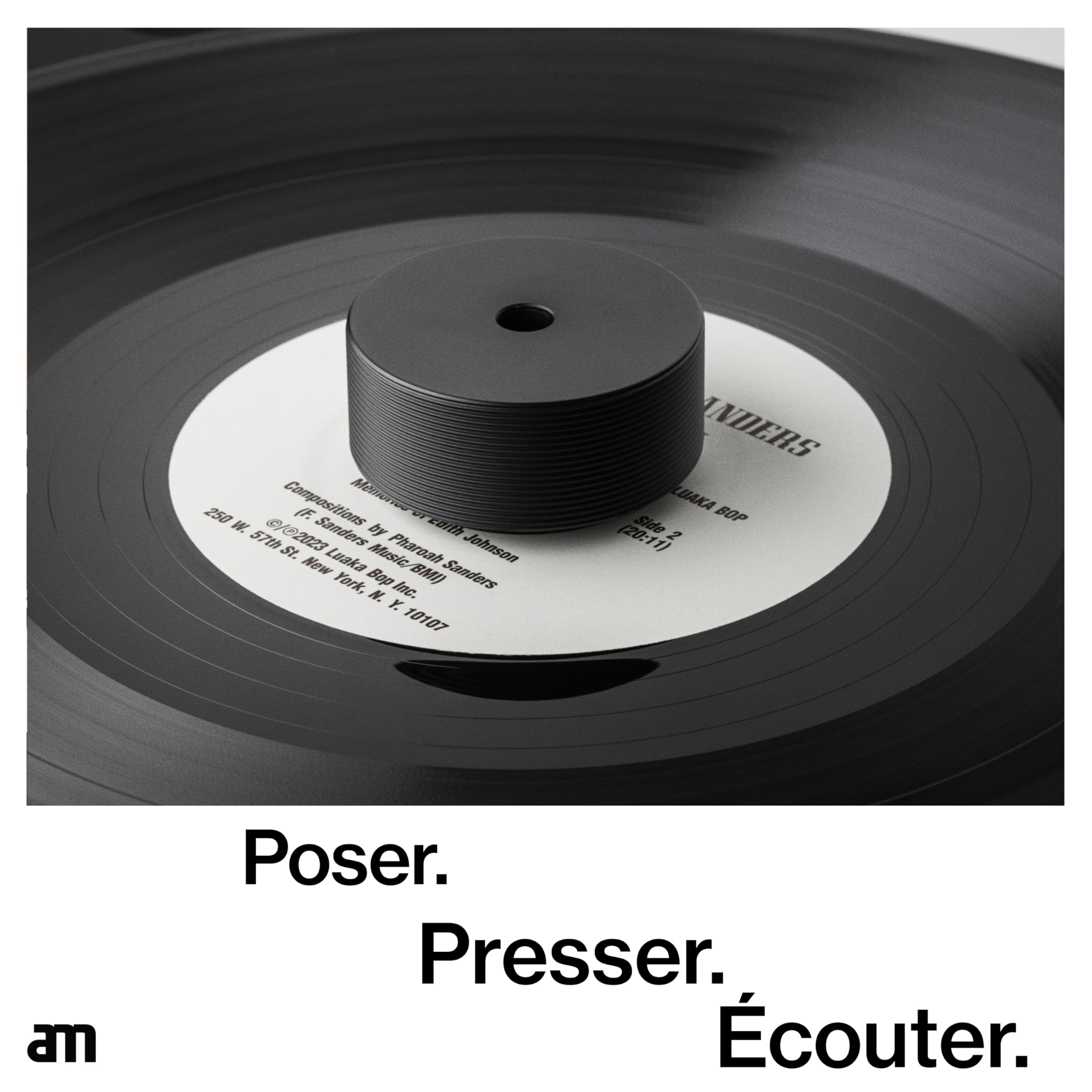AM Clean Sound - Record Weight Palet Presseur