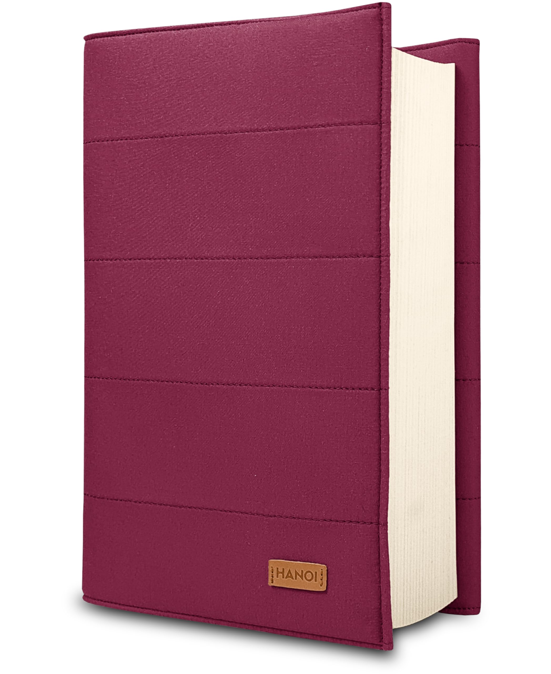 Funda para libros de lectura ajustable. Funda de libro acolchada grande. Funda libro, Cubierta para libros, Funda para tapa de libros. Hanoi Collection (Buganvilla, Grande)