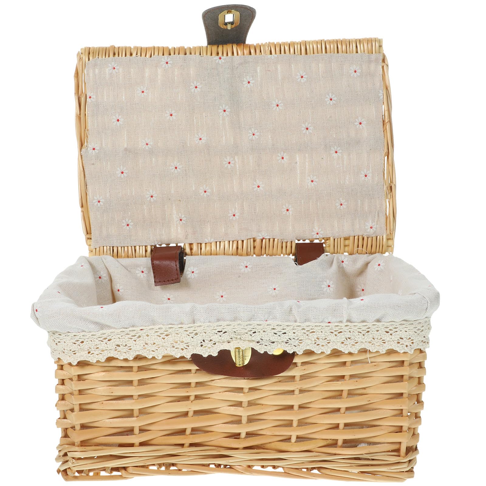 Panier de rangement en coton et lin pour éliminer le désordre des vêtements et magazines
