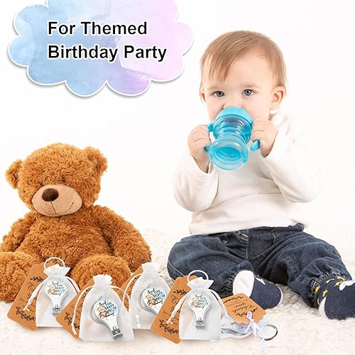 Miniatura 6 de Lanties 50 juegos de abrebotellas de oso para baby shower, regalos de devolución para invitados, cortaúñas para invitados, abridor de botellas con