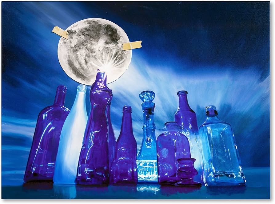 Amazon｜ロデリック・スティーブンス作 Trademark Fine Art Blue Moon