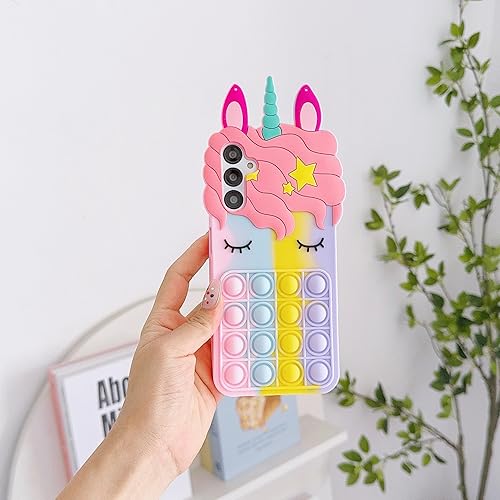 Miniatura 7 de Lubiogio Funda de silicona suave para Samsung Galaxy S10+Plus de 6.4 pulgadas con correa, diseño 3D de dibujos animados kawaii para niñas, mujeres,