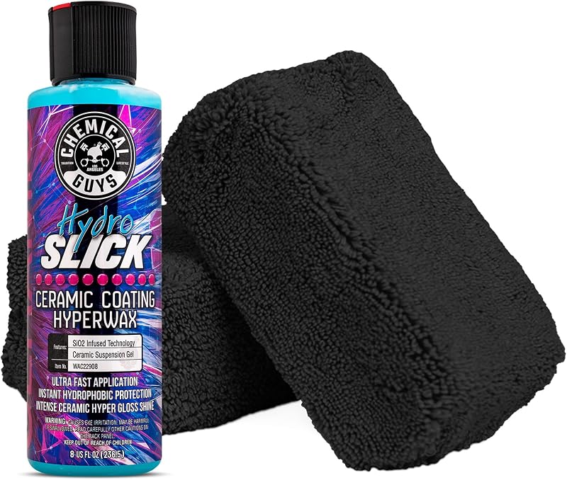 HydroSlick Ceramic Coating Sealant with 2 Applicators, 8 oz