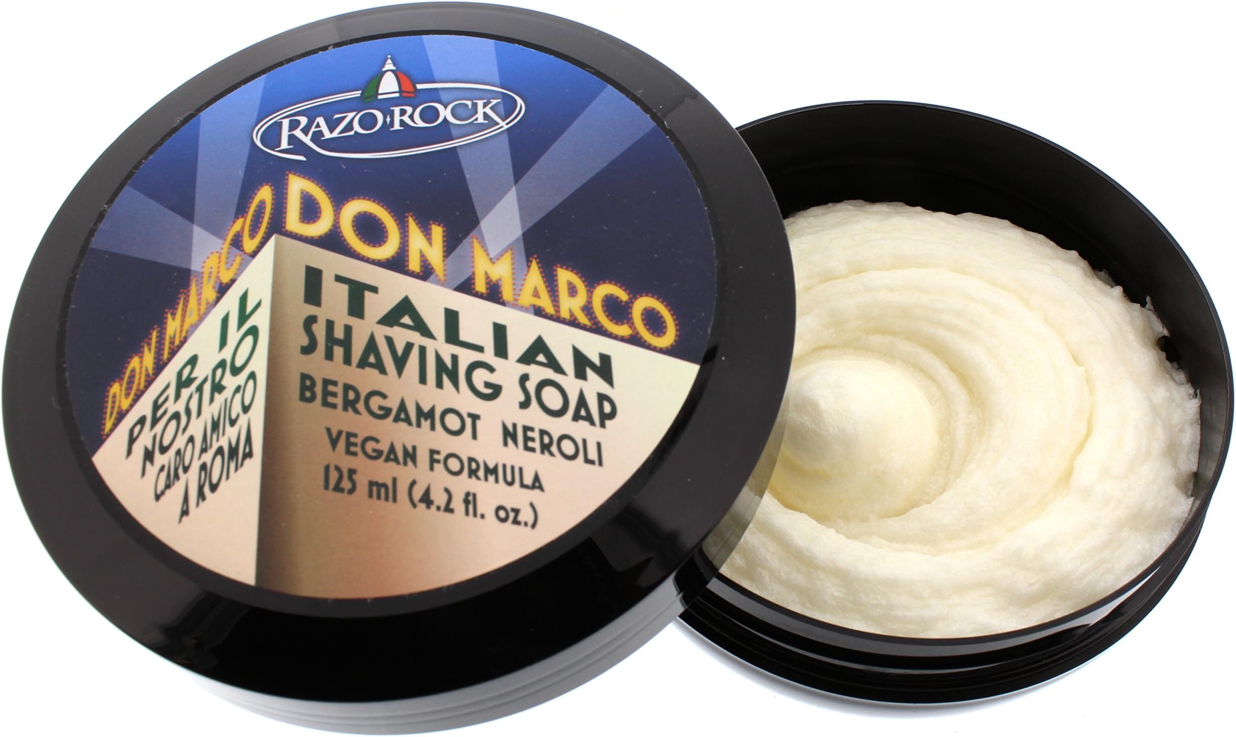 RazoRock La Famiglia Shaving Soap, Don Marco Bergamot Neroli by RazoRock