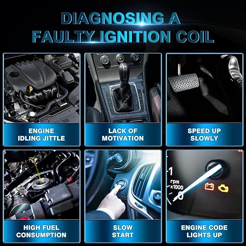 Miniatura 3 de Paquete de 4 bobinas de encendido para Hyundai Elantra 2.0L L4 2017-2020, Kona 2018-2020, Sonata 2016-2019, para Kia Forte 2016-2020, Koup 2016,